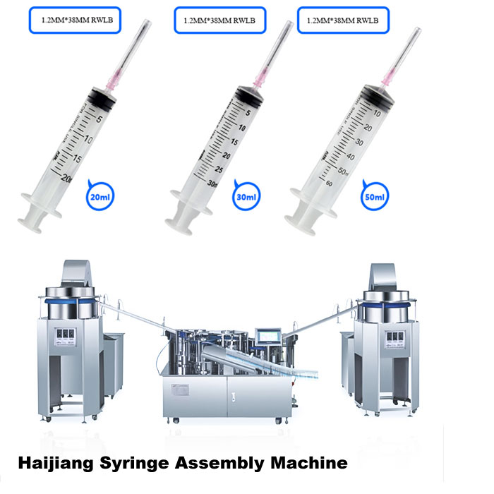 medical syringe assembly machine