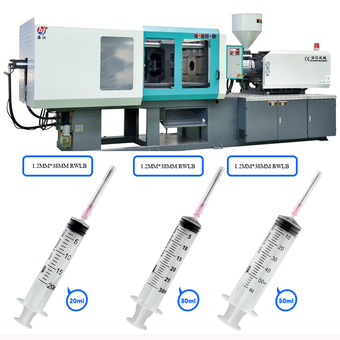 Syringe injection molding machine
