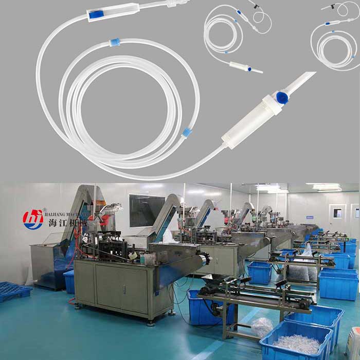 IV infusion set production line