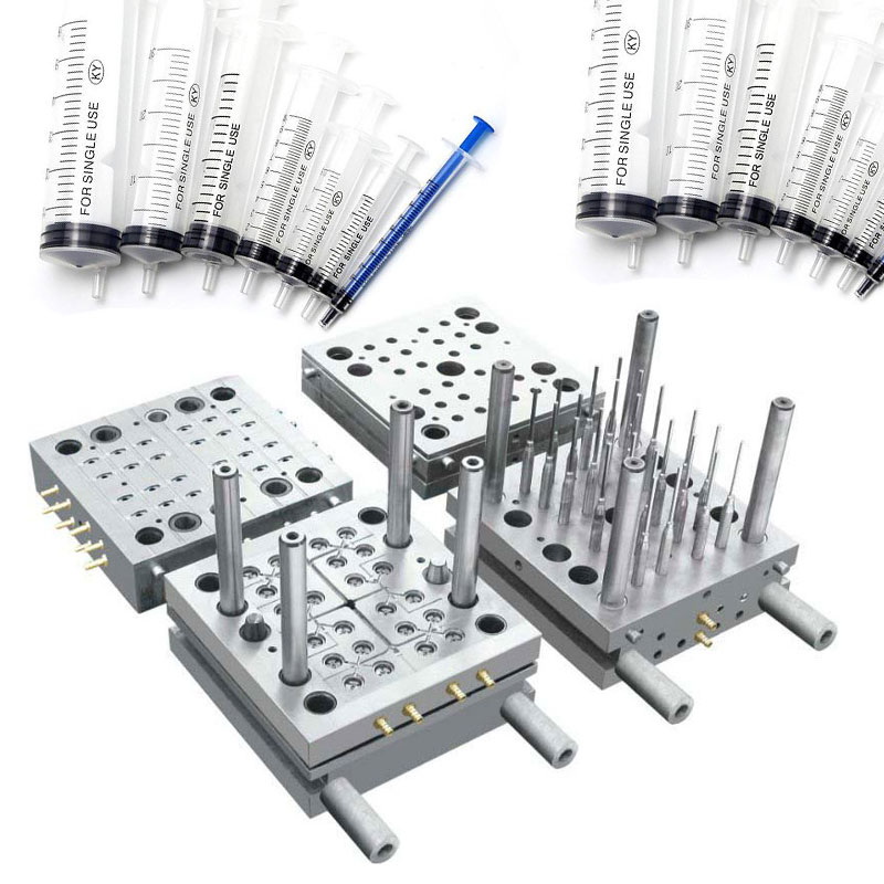 Auto Disable Luer Slip lock type Syringe mold