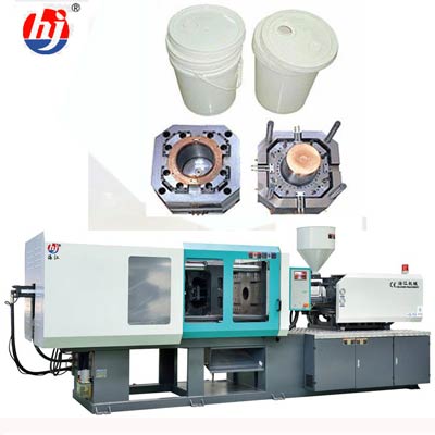 Plastic bucket making machine