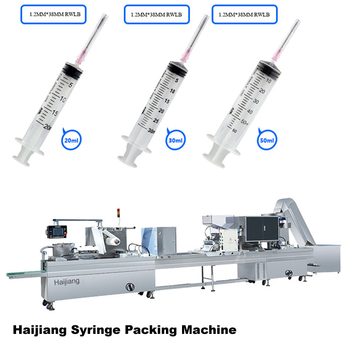 Syringe blister packing machine